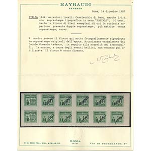 1944, Emissioni Locali-Casalecchio ... 