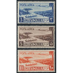 1950, Somalia. N.1/11 nuovi con gomma ... 