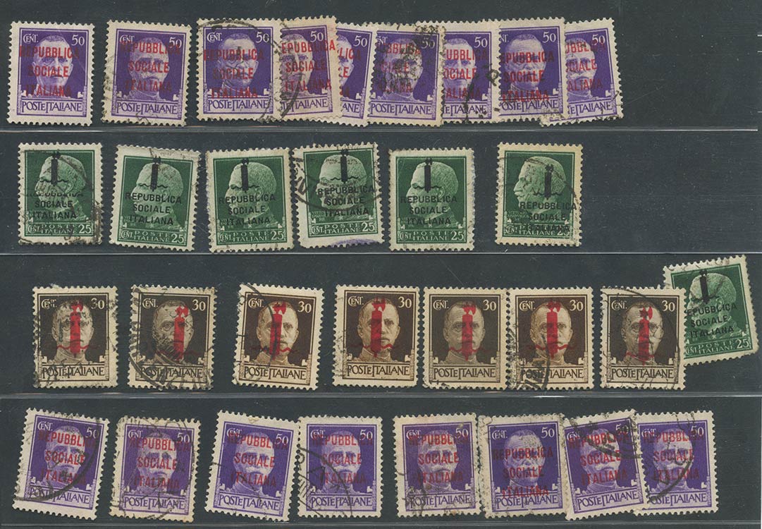 Piccola selezione di francobolli della RSI.