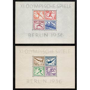 1936, Olimpiadi di Berlino BF.4/5 nuovi ... 