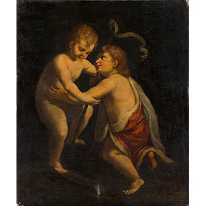 ANONYMOUS PAINTER BOLOGNESE  Baby Jesus and ... 