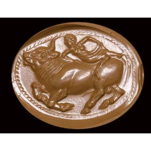 An etruscan carnelian engraved ... 