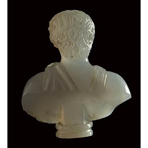 A postclassical chalcedony bust of ... 