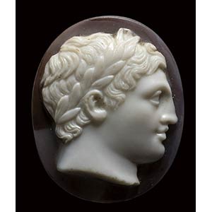 A rare neoclassical onyx cameo signed by ... 