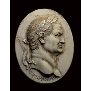 A neoclassical ivory cameo. Bust of the ... 