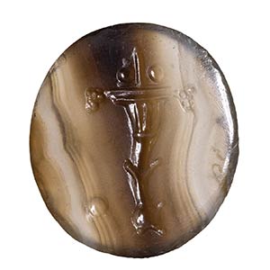 A large italic banded agate ... 