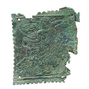 ETRUSCAN BRONZE PLAQUE ca. 500 - 480 BC cm ... 