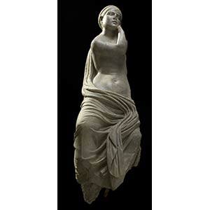 ROMAN GREY MARBLE STATUE OF A ... 