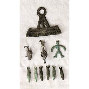 COLLECTION OF BRONZE TOOLS AND ... 