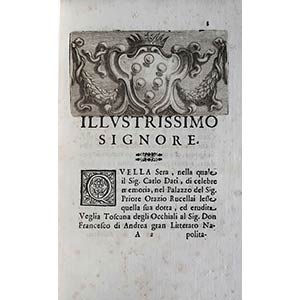 FRANCESCO REDI (1626-1697)Lettera ... 