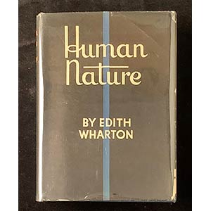 EDITH WHARTONHuman NatureNew York, D. ... 