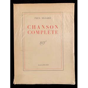 PAUL ELUARDChanson CompleteGallimard, ... 
