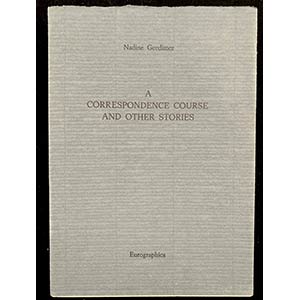 NADINE GORDIMERA correspondence course and ... 