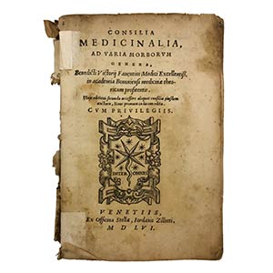 VICTORIUS BENEDICTUSConsilia Medicinalia, ... 