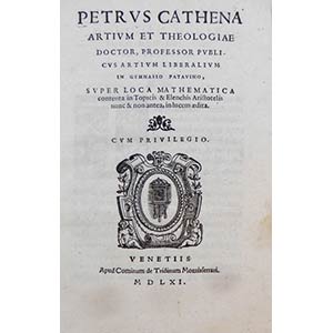 PIETRO CATENA (1501-1576)Petrus Cathena ... 