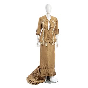 BUSTLE JACKET AND UNDERSKIRT1880/85A 1880/85 ... 