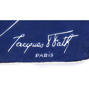 JACQUES FATHSILK SCARFlate 50s ... 