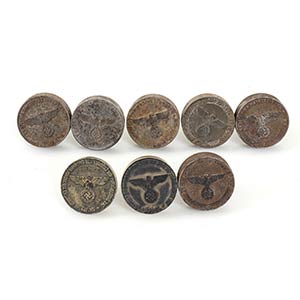 Germany, III ReichLot of eight stampsEight ... 