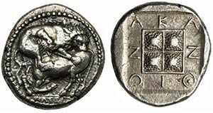 Macedon, Akanthos, Tetradrachm, ca. 430-390 ... 