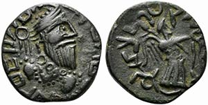 Indo-Parthians Kings, Abdagses, Tetradrachm, ... 