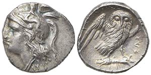 Apulia, Tarentum, Drachm, ca. 280-272 BC; AR ... 