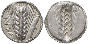 Lucania, Metapontion, Incuse Stater, ca. 510 ... 