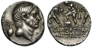 Sex. Pompeius, Denarius, Sicily, ca. 42-36 ... 