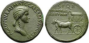 Agrippina Senior, wife of Germanicus and ... 