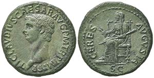 Claudius (41-54), Dupondius, Rome, ca. AD ... 