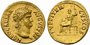 Nero (54-68), Aureus, Rome, ca. AD 64-65; AV ... 