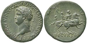 Nero (54-68), Sestertius, Rome, ca. AD 64; ... 