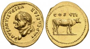Vespasian (69-79), Aureus, Rome, AD 76; AV ... 
