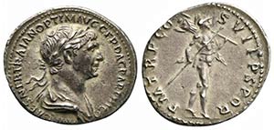 Trajan (98-117), Denarius, Rome, AD 116; AR ... 