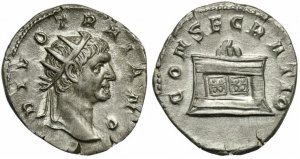 Divus Traianus, Antoninianus - commemorative ... 