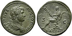 Hadrian (117-138), Dupondius or As, Rome, AD ... 