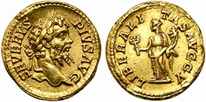 Septimius Severus (193-211), Aureus, Rome, ... 
