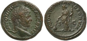 Caracalla (198-217), As, Rome, AD 210-213; ... 