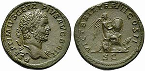 Geta (209-211), Sestertius, Rome, AD 211; AE ... 