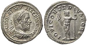 Macrinus (217-218), Denarius, Rome, AD ... 