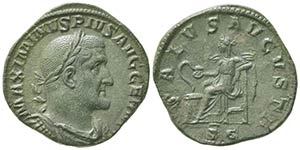 Maximinus I (235-238), Sestertius, Rome, AD ... 
