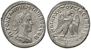 Philip II (247-249), Tetradrachm, Syria: ... 