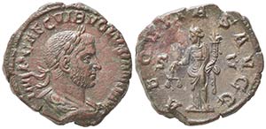 Volusian (251-253), Sestertius, Rome, AD ... 