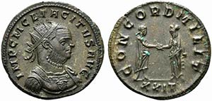 Tacitus (275-276), Antoninianus, Siscia, AD ... 