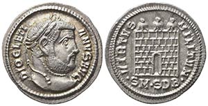 Diocletian (284-305), Argenteus, Serdica, AD ... 