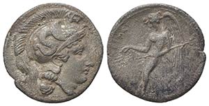 Sicily, Kamarina, Litra, ca. 405 BC; AR (g ... 