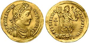 Valentinian I (364-375), Solidus, Antioch, ... 