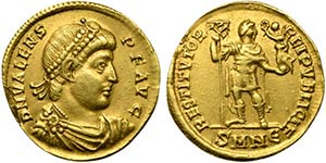 Valens (364-378), Solidus, Nicomedia, AD ... 