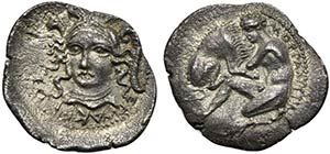 Sicily, Morgantina, Litra, ca. 339-317 BC; ... 