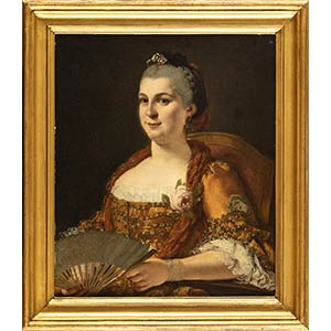 MARCO BENEFIAL (Roma, 1684 - 1764)Ritratto ... 