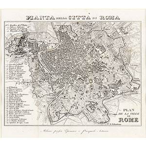 Pianta della città di Roma, 1834Pianta ... 